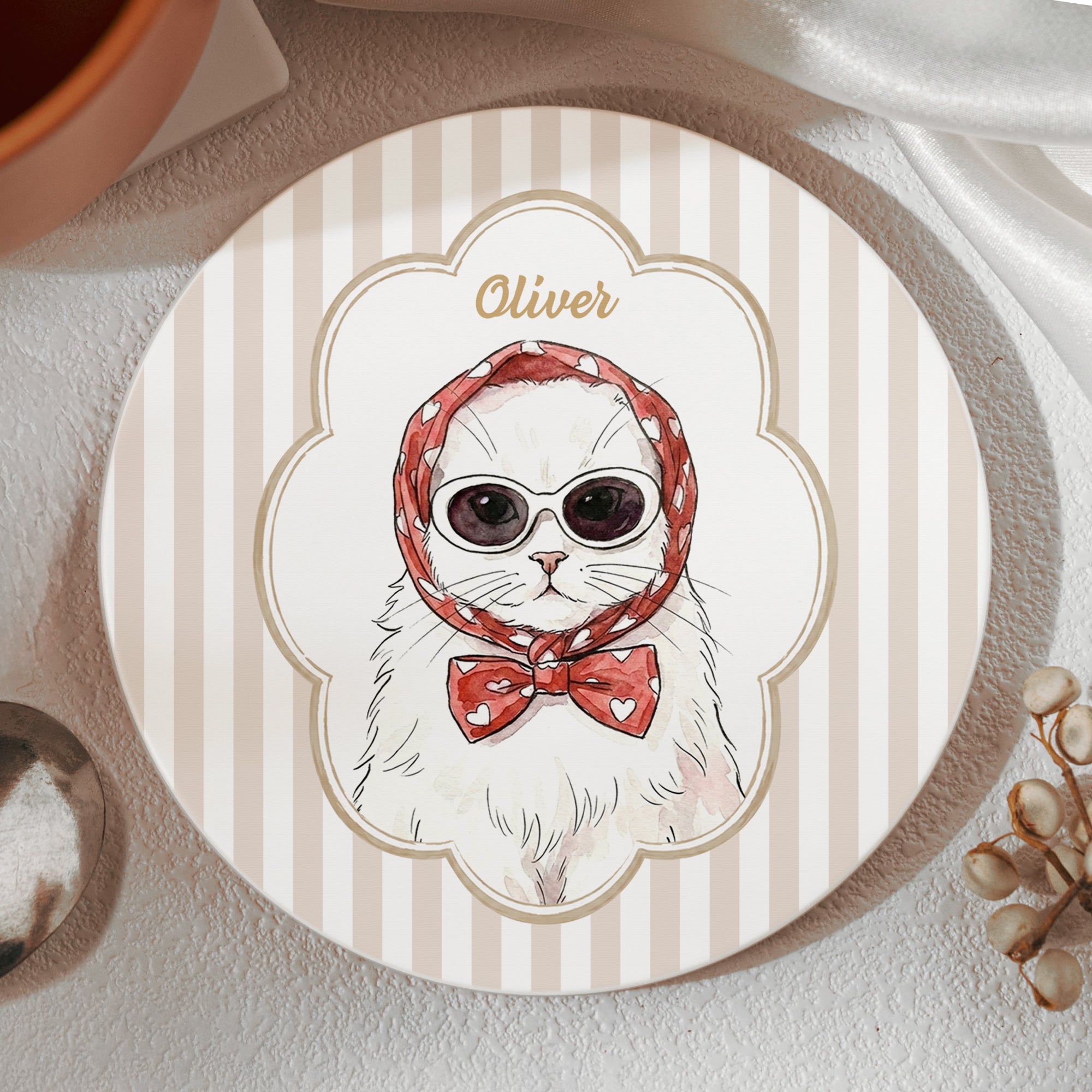 Custom-Cup-With-Pet-Photo-Watercolor-Art-Striped-Pattern-Personalized-Coaster-2