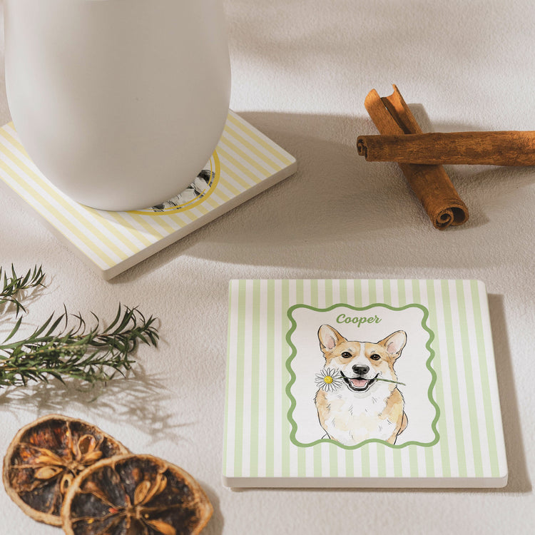 Custom-Cup-With-Pet-Photo-Watercolor-Art-Striped-Pattern-Personalized-Coaster-5