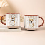 Custom-Cute-Pet-Photo-Watercolor-Striped-Pattern-Personalized-Pottery-Mug-2