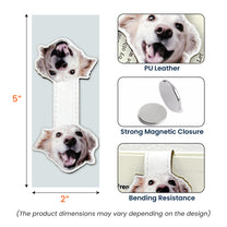 Custom-Dog,-Cat,Pet-Face-Personalized-Leather-Magnetic-Bookmark-5