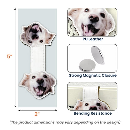 Custom-Dog,-Cat,Pet-Face-Personalized-Leather-Magnetic-Bookmark-5