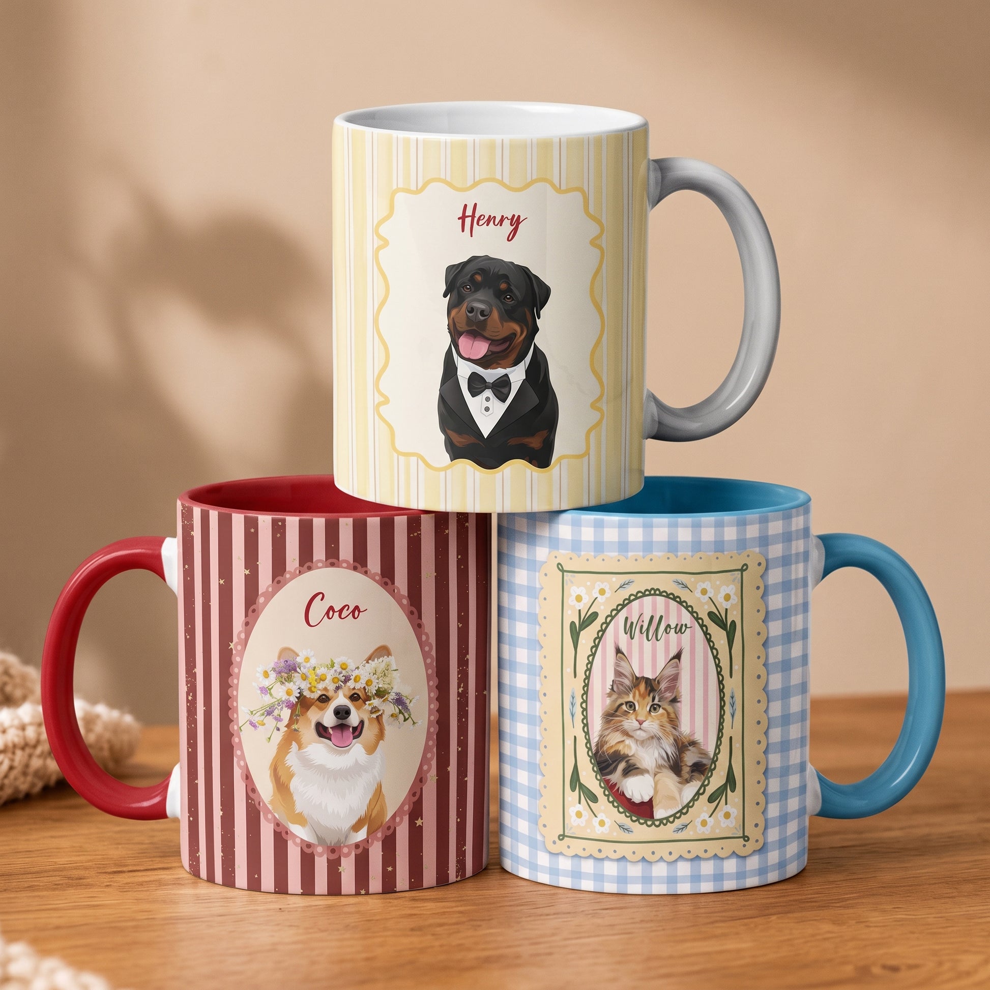 Custom-Dog-Cat-Portrait-Turn-Pet-Photo-Into-Art-Retro-Frame-Personalized-Mug0