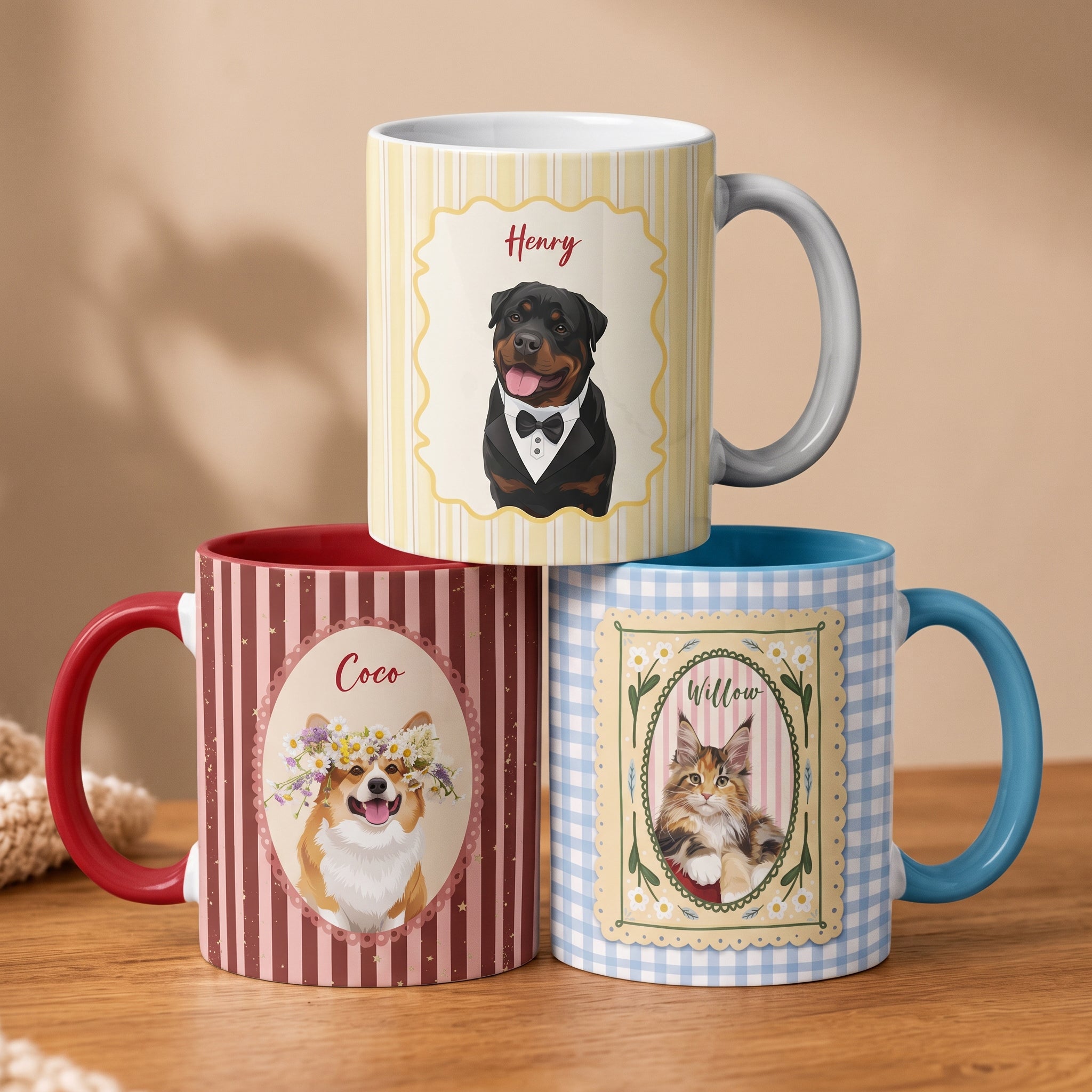 Custom-Dog-Cat-Portrait-Turn-Pet-Photo-Into-Art-Retro-Frame-Personalized-Mug0