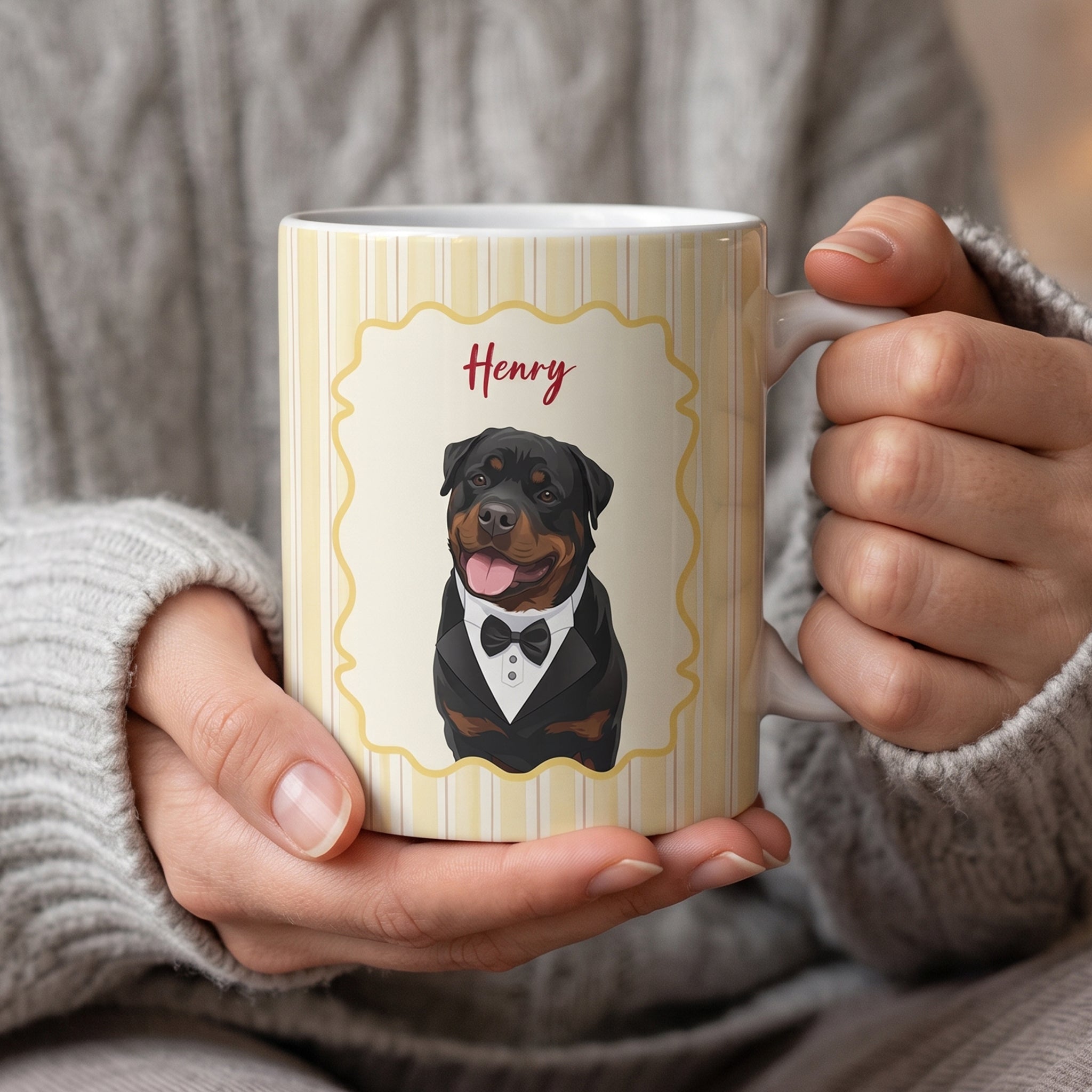 Custom-Dog-Cat-Portrait-Turn-Pet-Photo-Into-Art-Retro-Frame-Personalized-Mug1