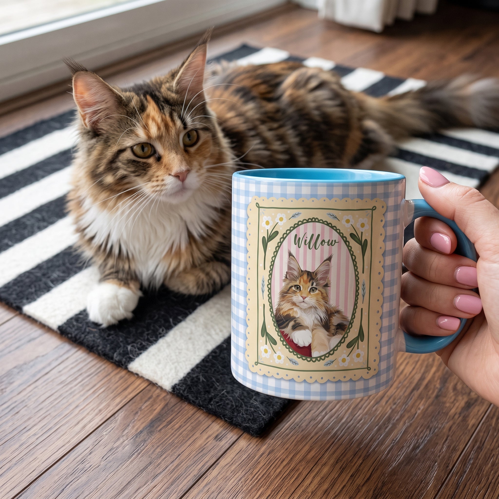 Custom-Dog-Cat-Portrait-Turn-Pet-Photo-Into-Art-Retro-Frame-Personalized-Mug2
