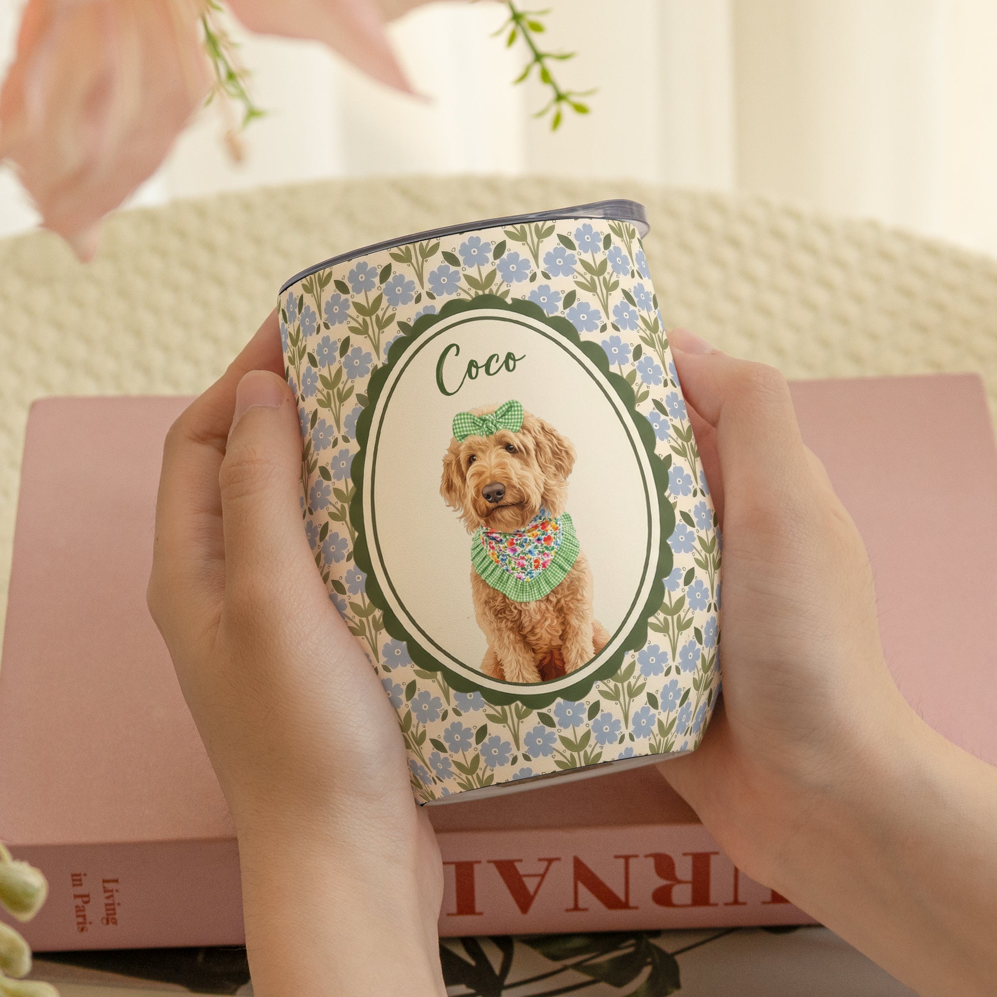 Custom-Dog-Cat-Portrait-Turn-Pet-Photo-Into-Art-Retro-Frame-Personalized-Wine-Tumbler4