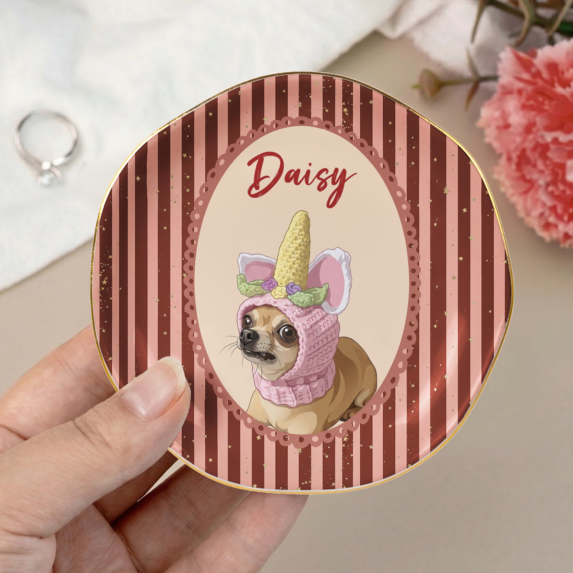 Custom-Dog-Cat-Portrait-Turn-Pet-Photo-Into-Art-Vintage-Retro-Frame-Personalized-Jewelry-Dish4