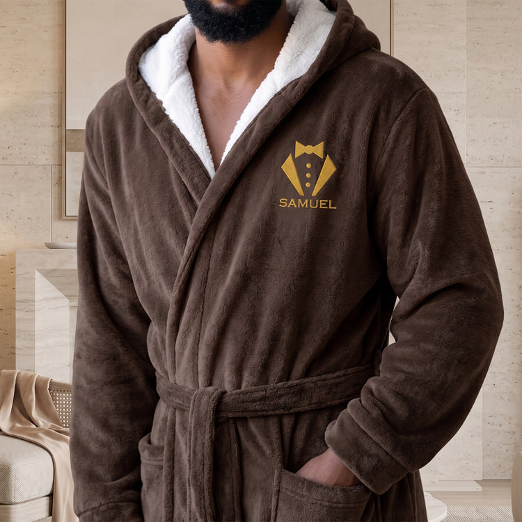 Custom-Elegant-&-Vintage-Monogram,-Best-Man-Groom-Groomsman-Gift-For-Men,-Him-Personalized-Robe-2