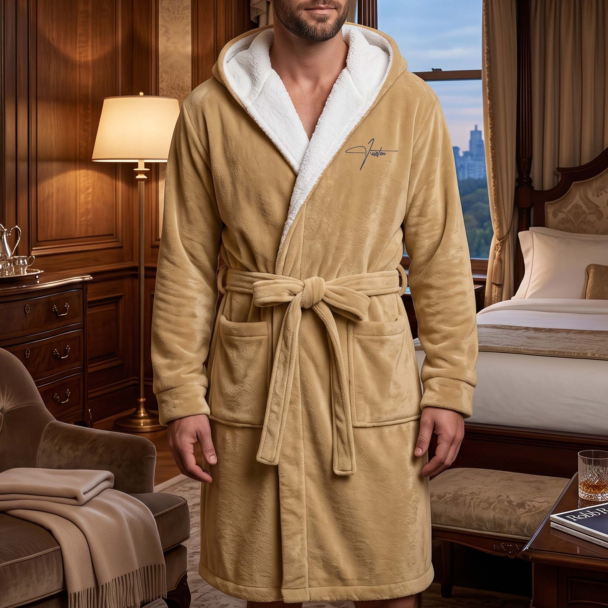 Custom-Elegant-&-Vintage-Monogram,-Best-Man-Groom-Groomsman-Gift-For-Men,-Him-Personalized-Robe-6