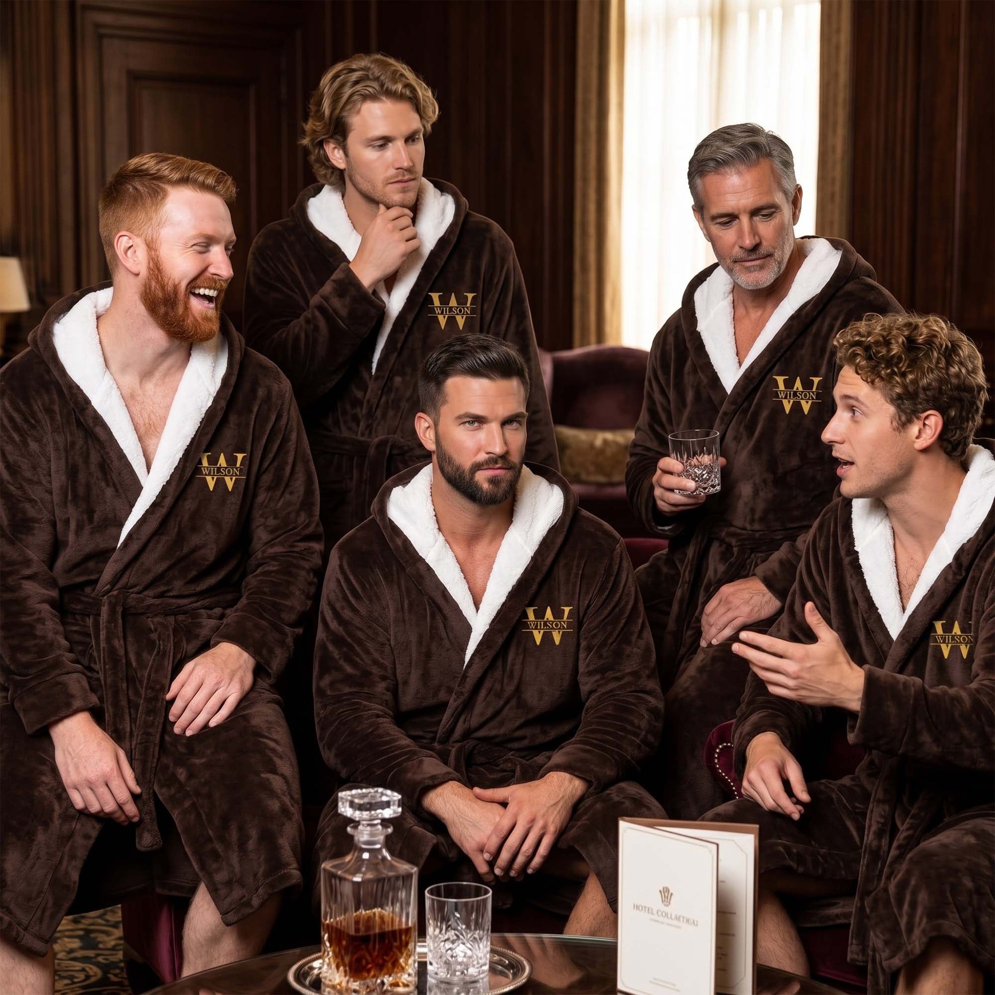 Custom-Elegant-&-Vintage-Monogram,-Best-Man-Groom-Groomsman-Robe,-Gift-For-Men,-Him-Personalized-Robe-1
