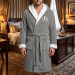 Custom-Elegant-&-Vintage-Monogram,-Best-Man-Groom-Groomsman-Robe,-Gift-For-Men,-Him-Personalized-Robe-6