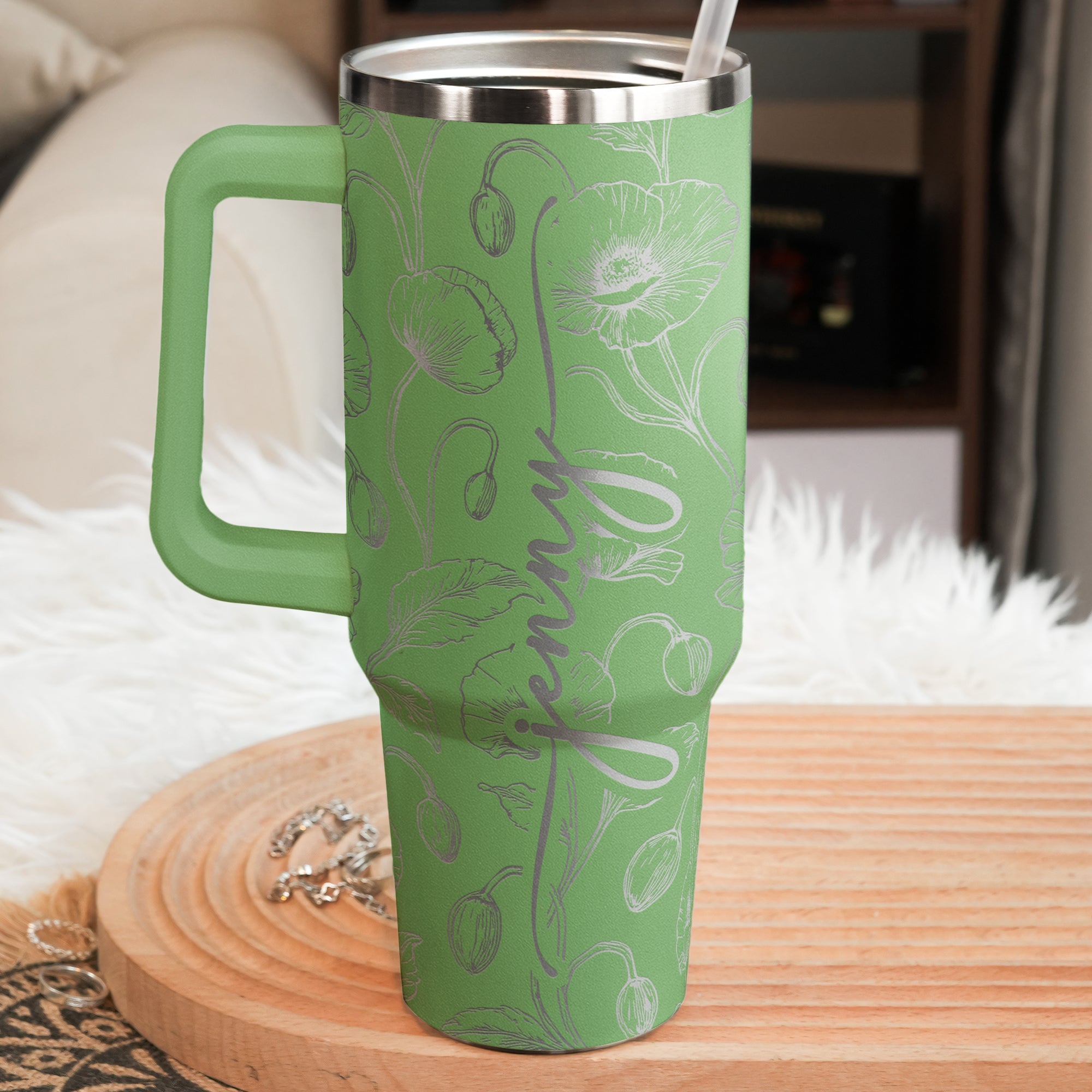 Custom-Engraved-Birth-Flower-&-Name-For-Her-Personalized-40oz-Tumbler-5