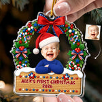 Custom-Face-Adorable-Baby-Christmas-Wreath-250Th-Anniversary-Personalized-Ornament-2