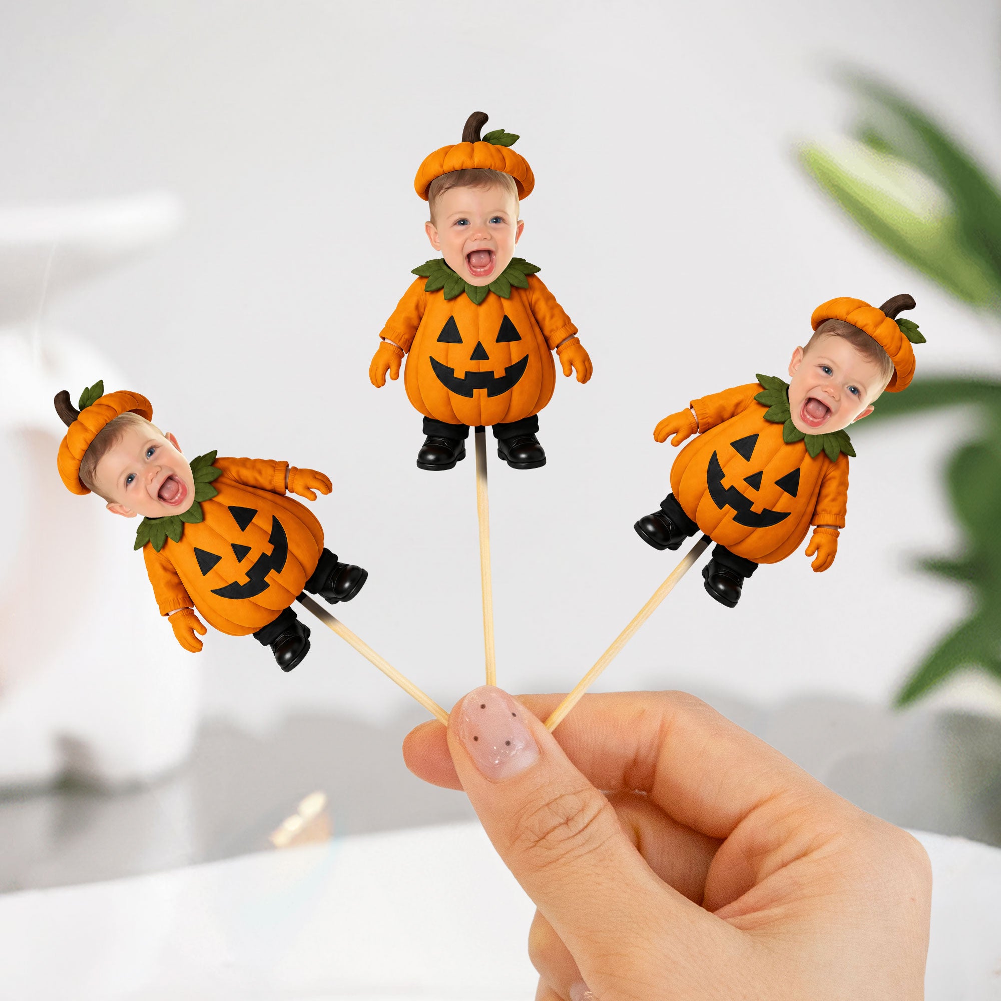 Custom-Face-Baby-Halloween,-Spooky-Birthday-Decor-Personalized-Cupcake-Toppers-3