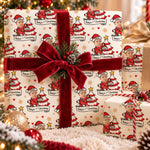 Custom-Face-Baby's-First-Christmas-Personalized-Wrapping-Paper-1