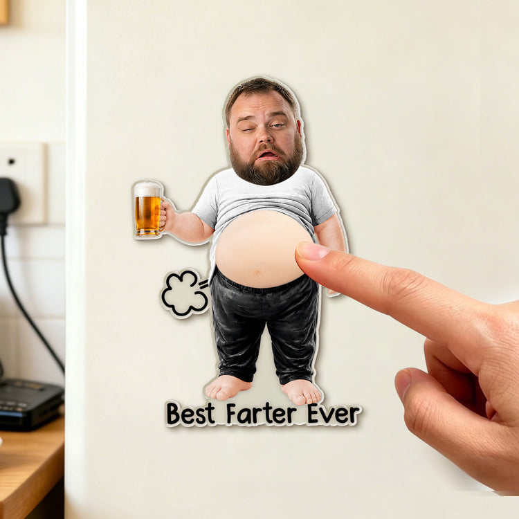 Custom-Face-Best-Farter-Ever-3D-Funny-Gifts-For-Him,-Dad,-Kid,-Family,-Coworker,-Friends-Personalized-Fridge-Magnet-2