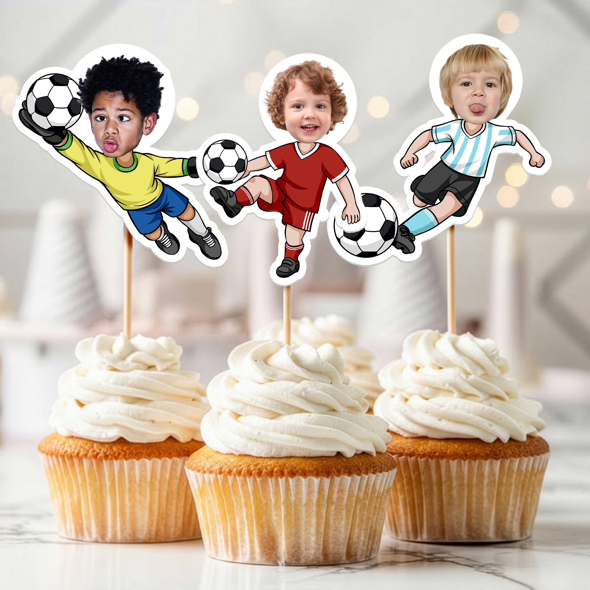 Custom-Face-Gift-For-Soccer-Kids,-Soccer-Lovers-Personalized-Cupcake-Toppers-1