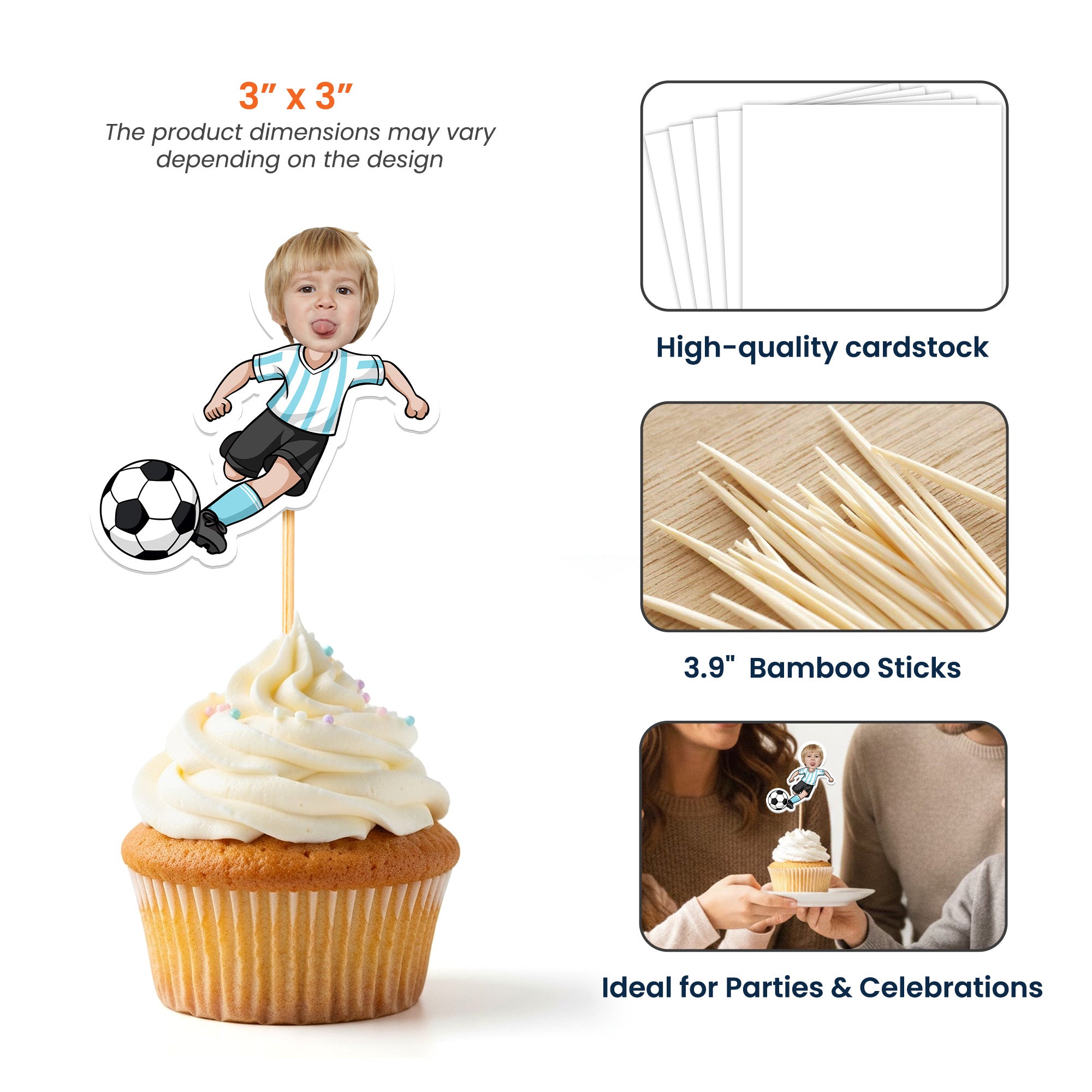 Custom-Face-Gift-For-Soccer-Kids,-Soccer-Lovers-Personalized-Cupcake-Toppers-4