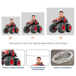 Custom-Face-Kid-Riding-Monster-Truck-Car-Personalized-Garland-Banner-7