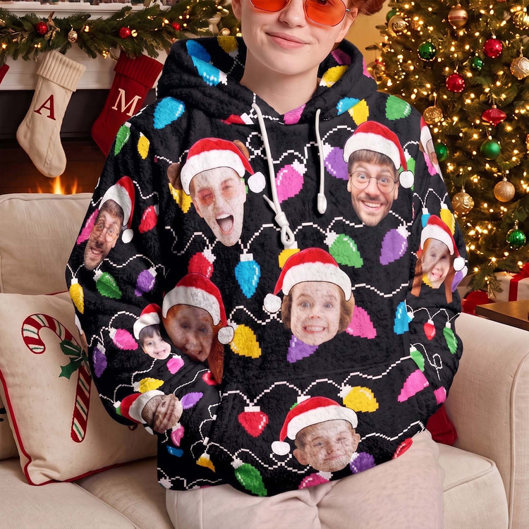 Custom-Face-Led-Lights-Christmas-Family-Silly-Xmas-Party-For-Kids,-Family,-Coworkers-Personalized-Hoodie-4