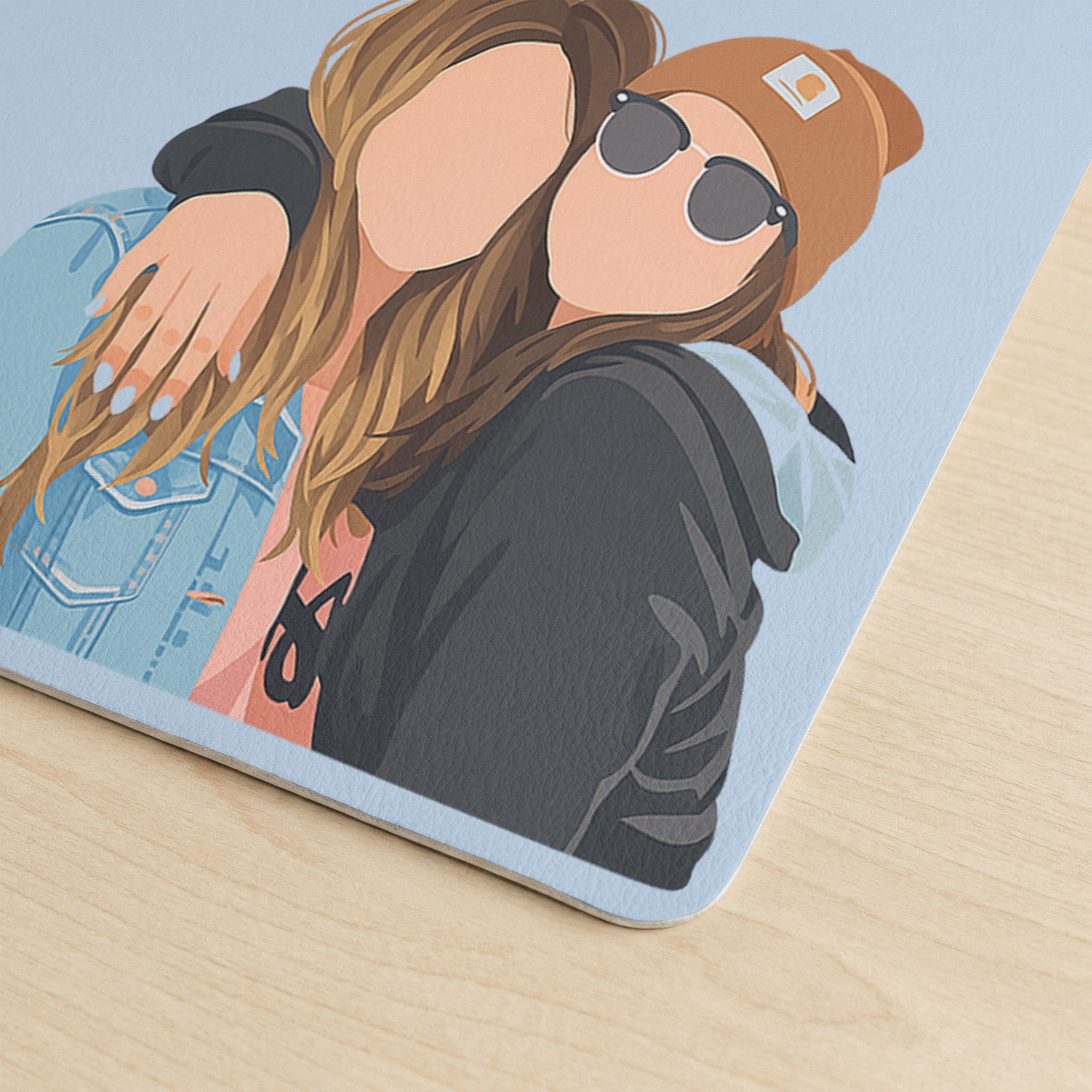 Custom-Faceless-Art-From-Bestie-Photo-Friendship-Gifts-For-Her-Personalized-Desk-Mat-7
