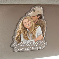Custom-Faceless-Portrait-Car-Ornament,-Anniversary-Gifts-For-Him,-Her-Personalized-Car-Visor-Clip-3