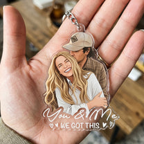 Custom-Faceless-Portrait-Car-Ornament,-Anniversary-Gifts-For-Him,-Her-Personalized-Keychain-3