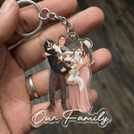 Custom-Faceless-Portrait-Car-Ornament,-Anniversary-Gifts-For-Him,-Her-Personalized-Keychain-4