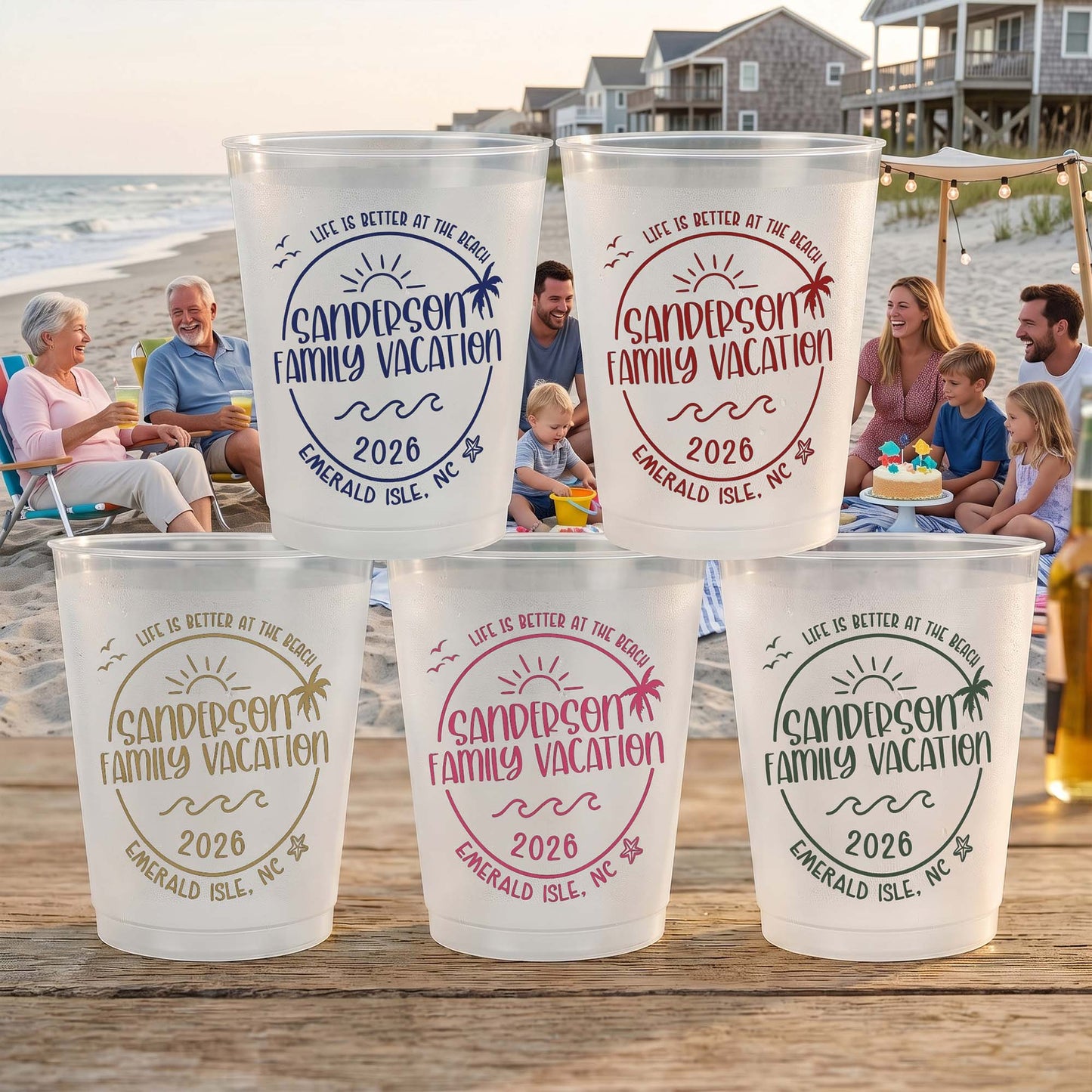 Custom-Family-Beach-Vacation-Cups,-Life-Is-Better-At-The-Beach-Personalized-Cups-2