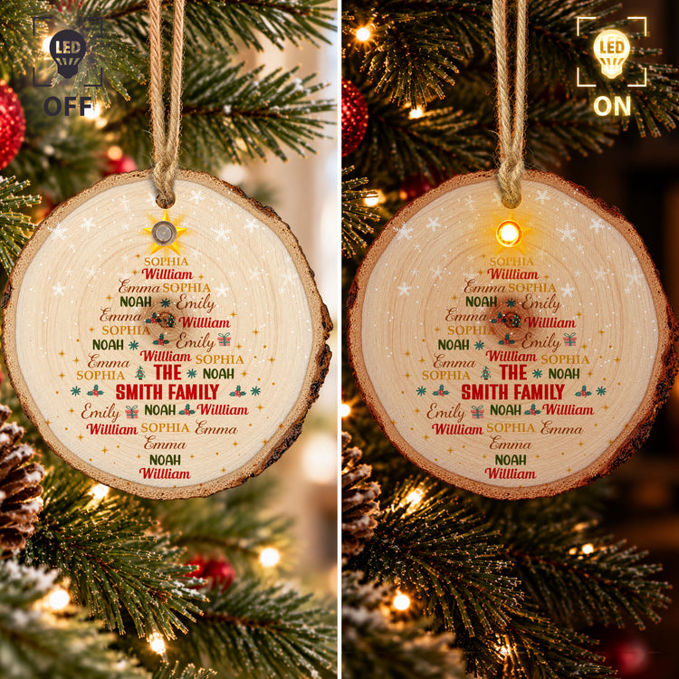 Custom-Family-Name-Art-In-Christmas-Tree-Light-Up-Wooden-Slice-Personalized-Ornament-4