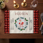 Custom-Family-Name-Christmas-Plaid-Pattern-Personalized-Placemat-2