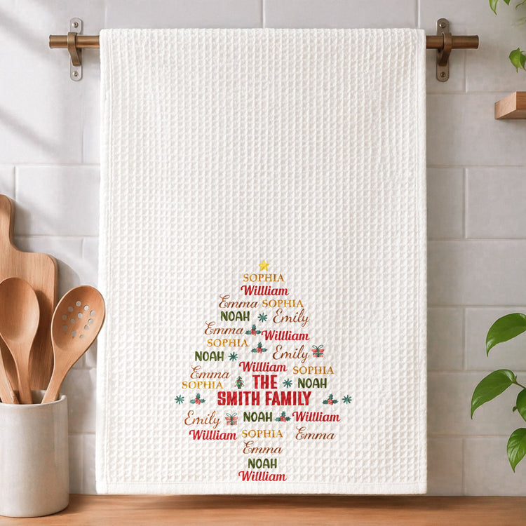 Custom-Family-Name-For-Christmas-Family-Party,-For-Grandparents-Personalized-Kitchen-Towel-4
