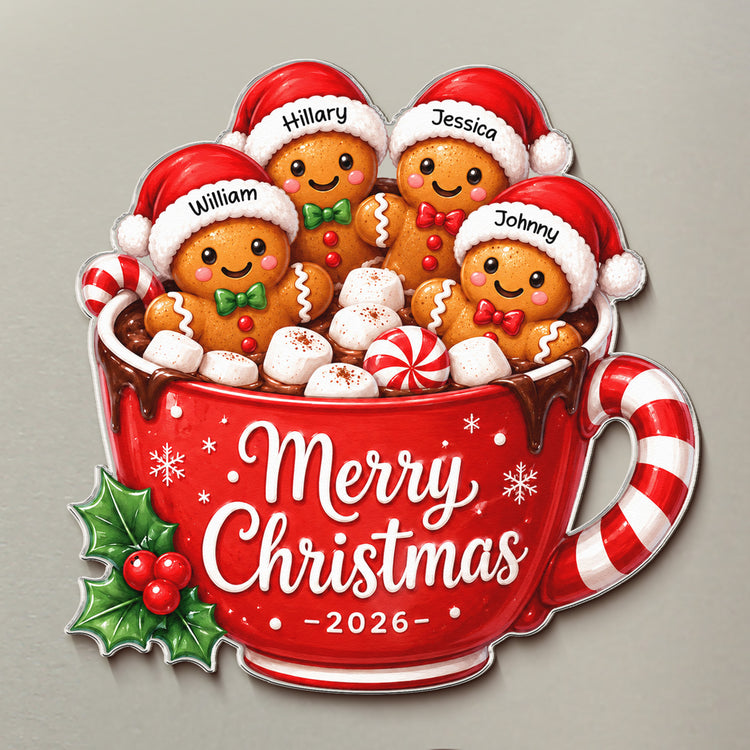 Custom-Family-Names,-Family-Xmas,-Gingerbread-Personalized-Magnet-5