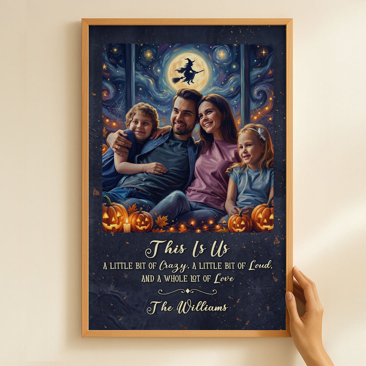Custom-Family-Photo-Halloween-Personalized-Poster-4