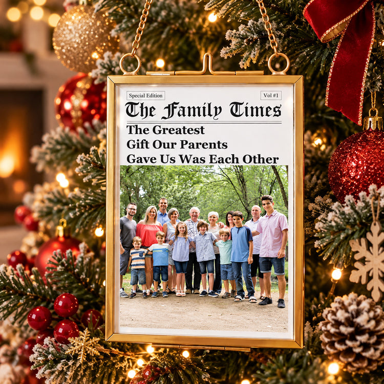 Custom-Family-Photo-Portrait-Frame-Newspaper-Personalized-Ornament-2