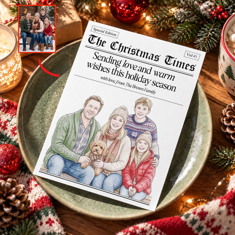 Custom-Family-Photo-Watercolor-Sending-Love-&-Warm-Wishes-Personalized-Card