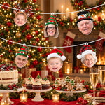 Custom-Family'S-Face,-Christmas-Decor,-Christmas-Party-Personalized-Garland-Banner-1