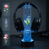 Custom-Favorite-Bible-Verse-References-With-Birth-Flower-Personalized-Headphone-Stand-1