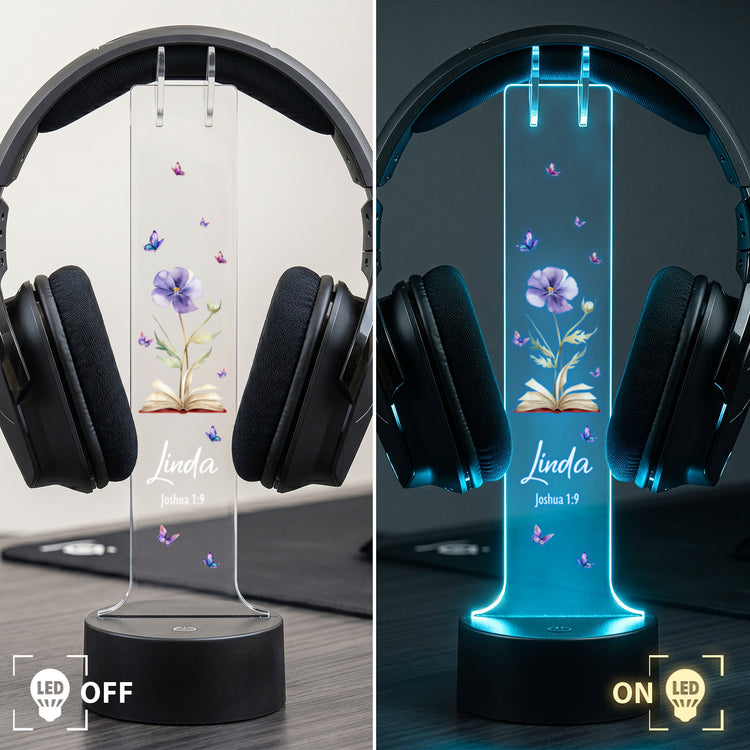Custom-Favorite-Bible-Verse-References-With-Birth-Flower-Personalized-Headphone-Stand-3