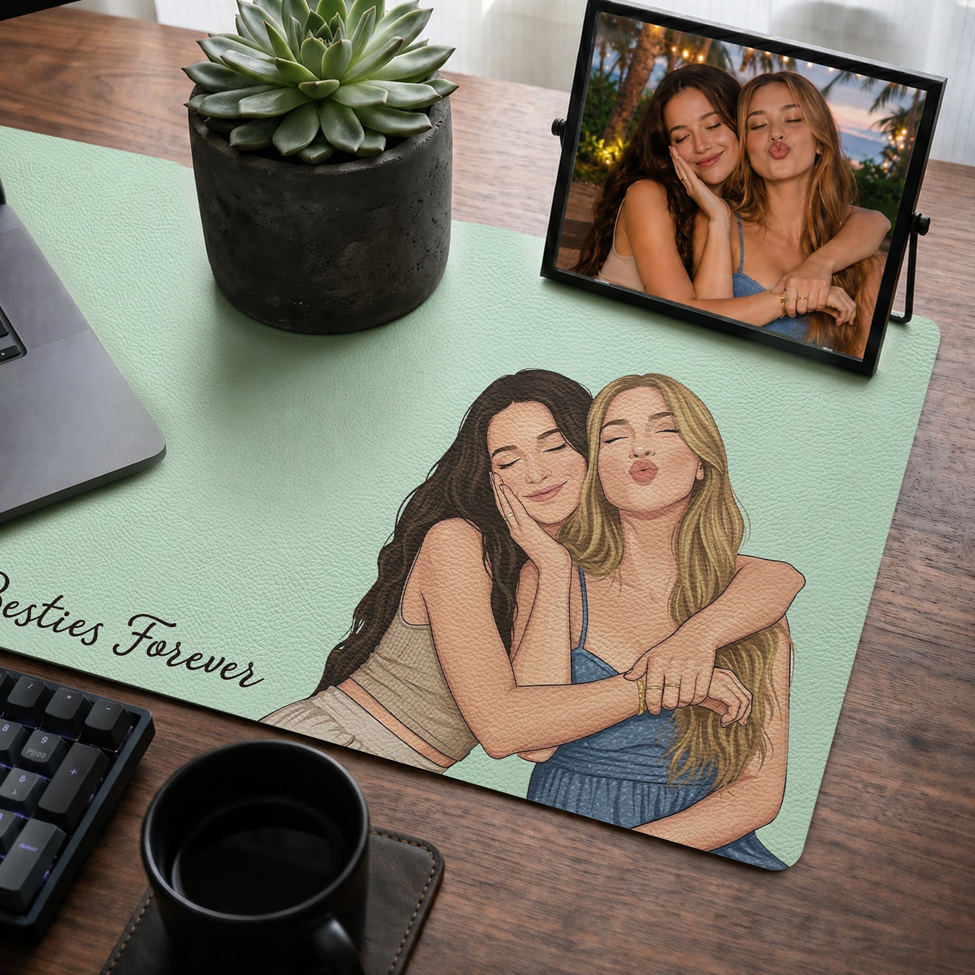 Custom-Flat-Art-Photo-Portrait-Illustration-Friendship-Thank-You-Gift-Personalized-Desk-Mat-3