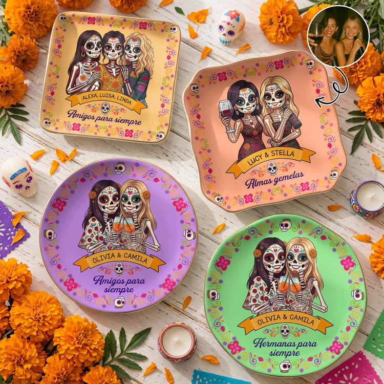 Custom-Foto-Amigas-Por-Siempre-Regalo-De-Gracias-Para-Amiga-Personalized-Jewelry-Dish1