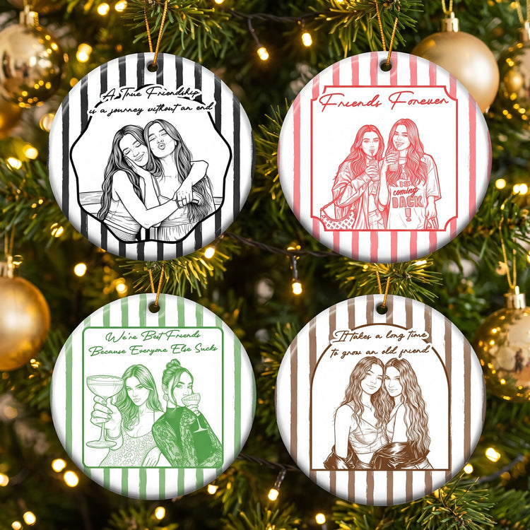 Custom-Friend-Photo-Art-Sketch-Stripes,-Thank-You-Friendship-Gifts-Personalized-Ornament1