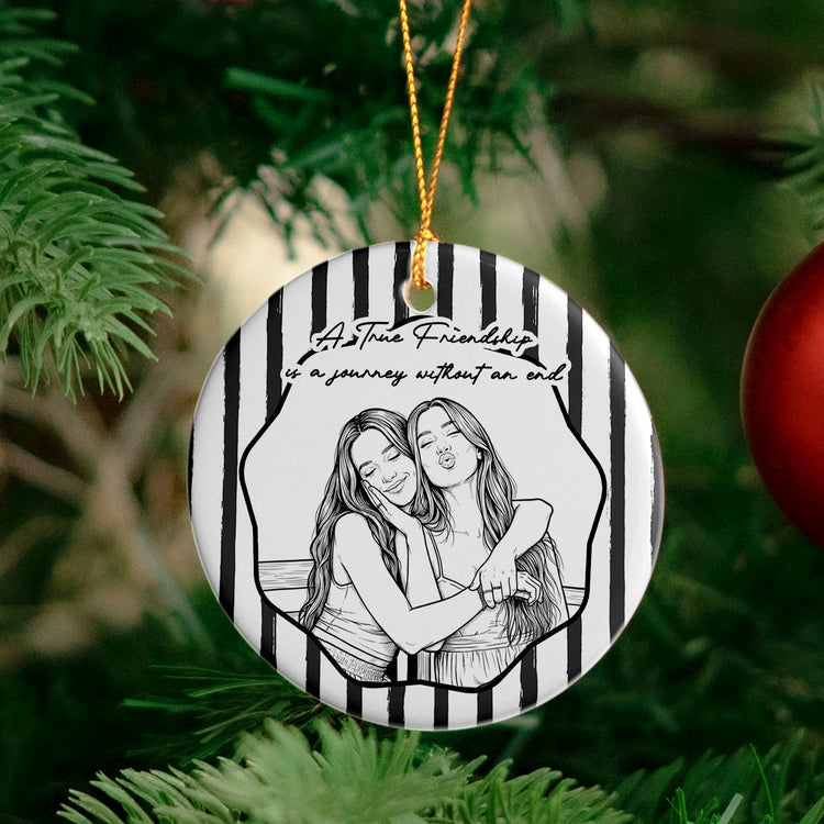Custom-Friend-Photo-Art-Sketch-Stripes,-Thank-You-Friendship-Gifts-Personalized-Ornament6