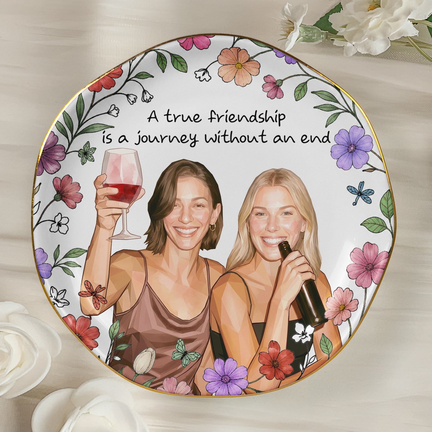 Custom-Friends-Besties-Portrait-Friendship-Gifts-For-Her-Personalized-Jewelry-Dish-4