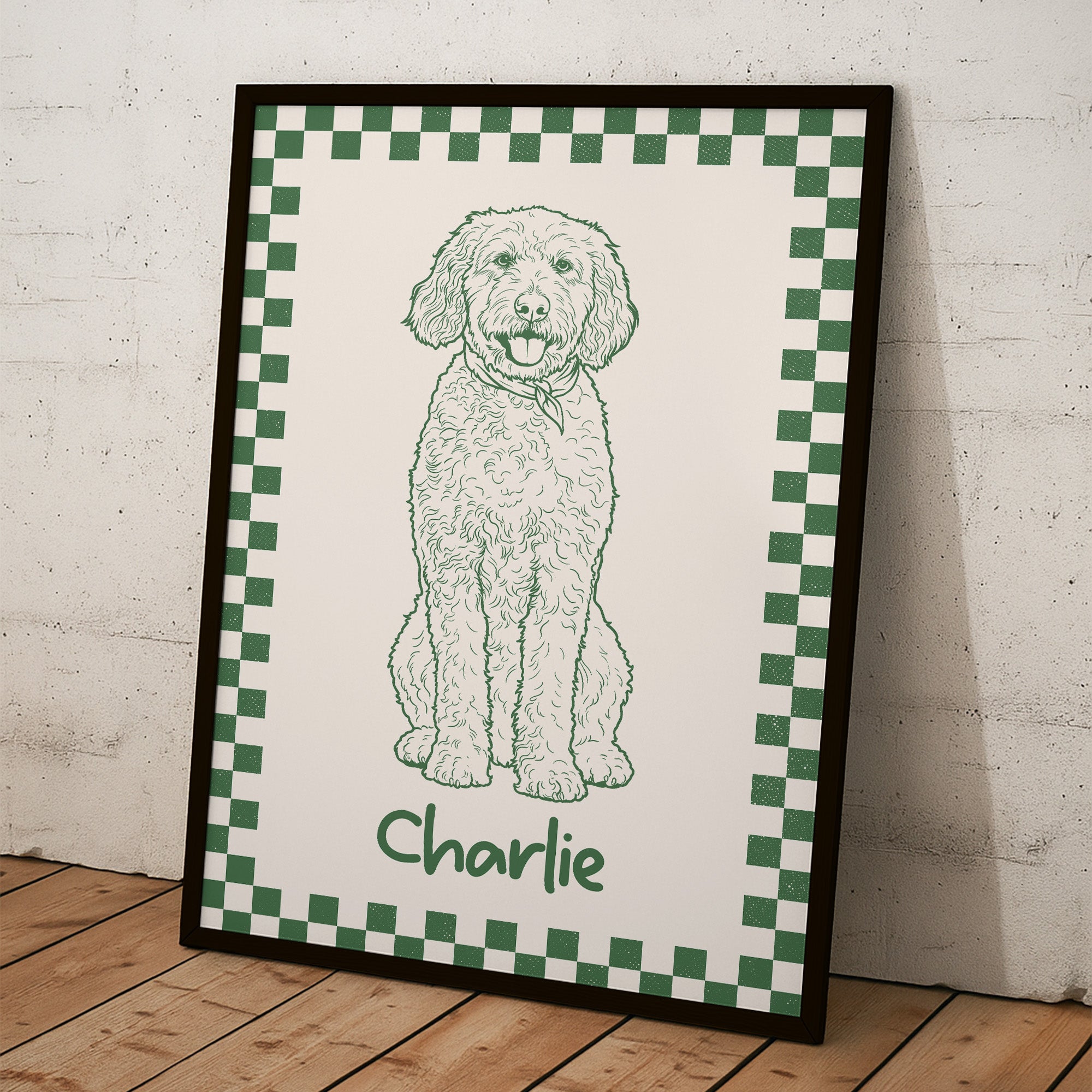 Custom-Funky-Pet-Portrait-Retro-Pet-Prints-Gift-Personalized-Poster-2