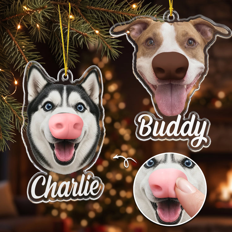 Custom-Funny-Dog-Photo-Squishy-Nose-Personalized-Ornament-1