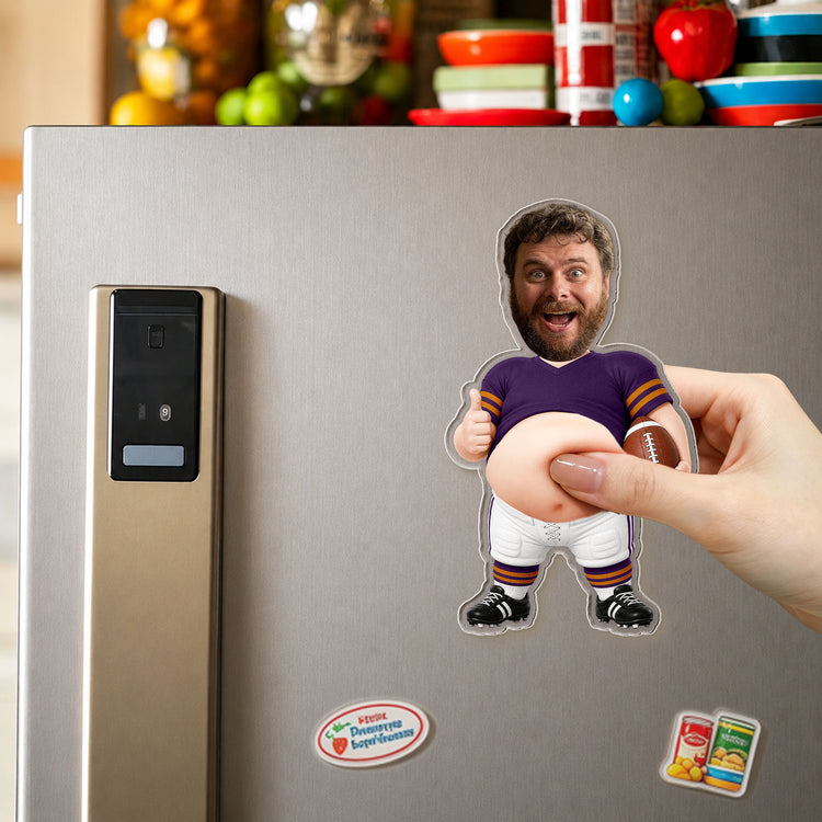 Custom-Funny-Face-3D-Squishy-Belly-Sport-Lovers-Personalized-Fridge-Magnet-3