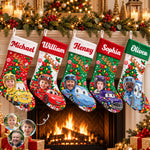 Custom-Funny-Face-Cars-Christmas-For-Family-Members-Personalized-Stocking-1