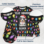 Custom-Funny-Pet-Christmas-Santa-With-Lights-Feliz-Navidog-Personalized-Ugly-Sweater-4