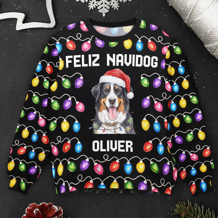 Custom-Funny-Pet-Christmas-Santa-With-Lights-Feliz-Navidog-Personalized-Ugly-Sweater-6